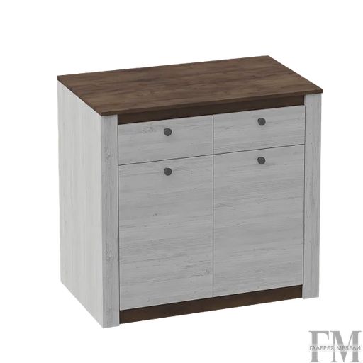 Комод «Даллас», 2 дверцы, 2 ящика